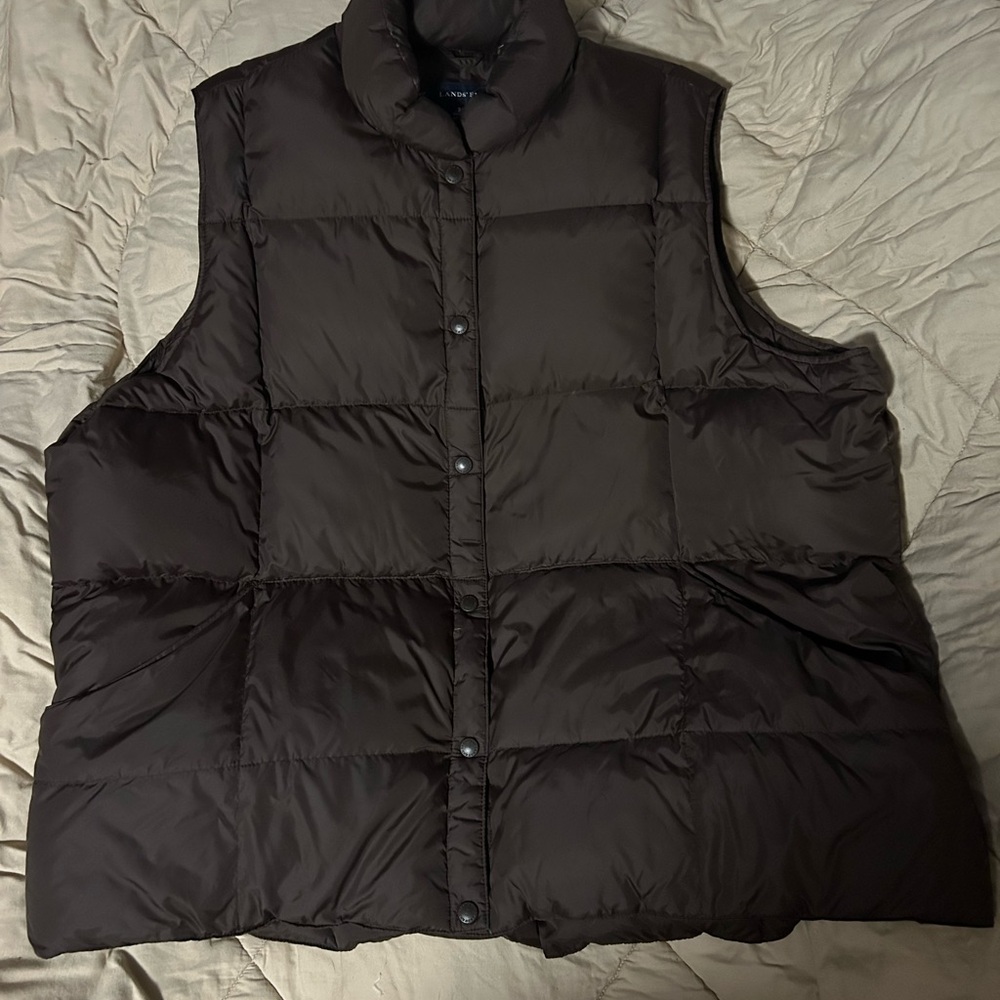 Two Lands' End Puffer Vests